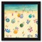 Summer Beach Fun Wall Art by Avery Tillmon Black Framed Print 11x11 - Americanflat